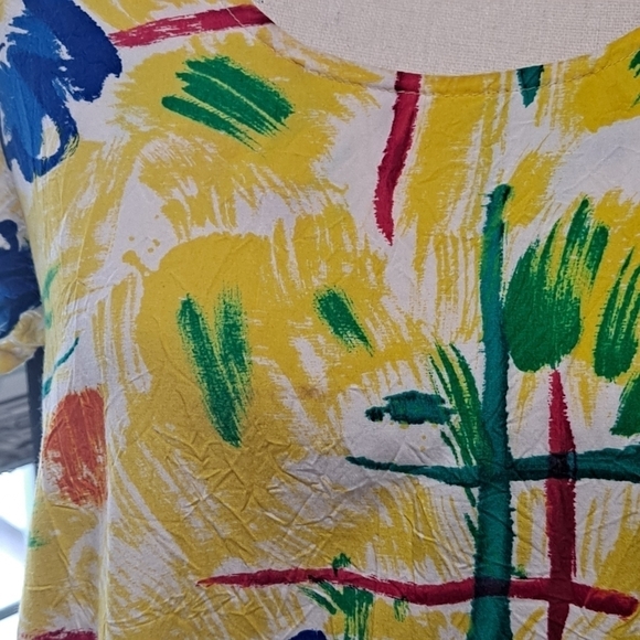 Xtreme Island Designs Hawaii Size Small Yellow Dress Corset back Detail - Picture 4 of 11